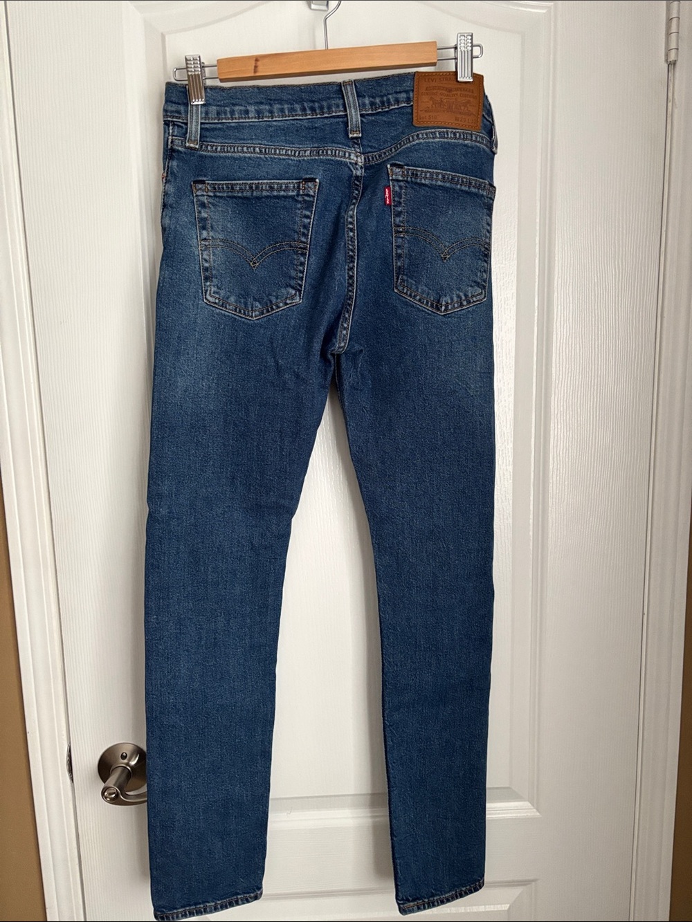 Levi's Men's Skinny Jeans in Dark Blue Denim 510